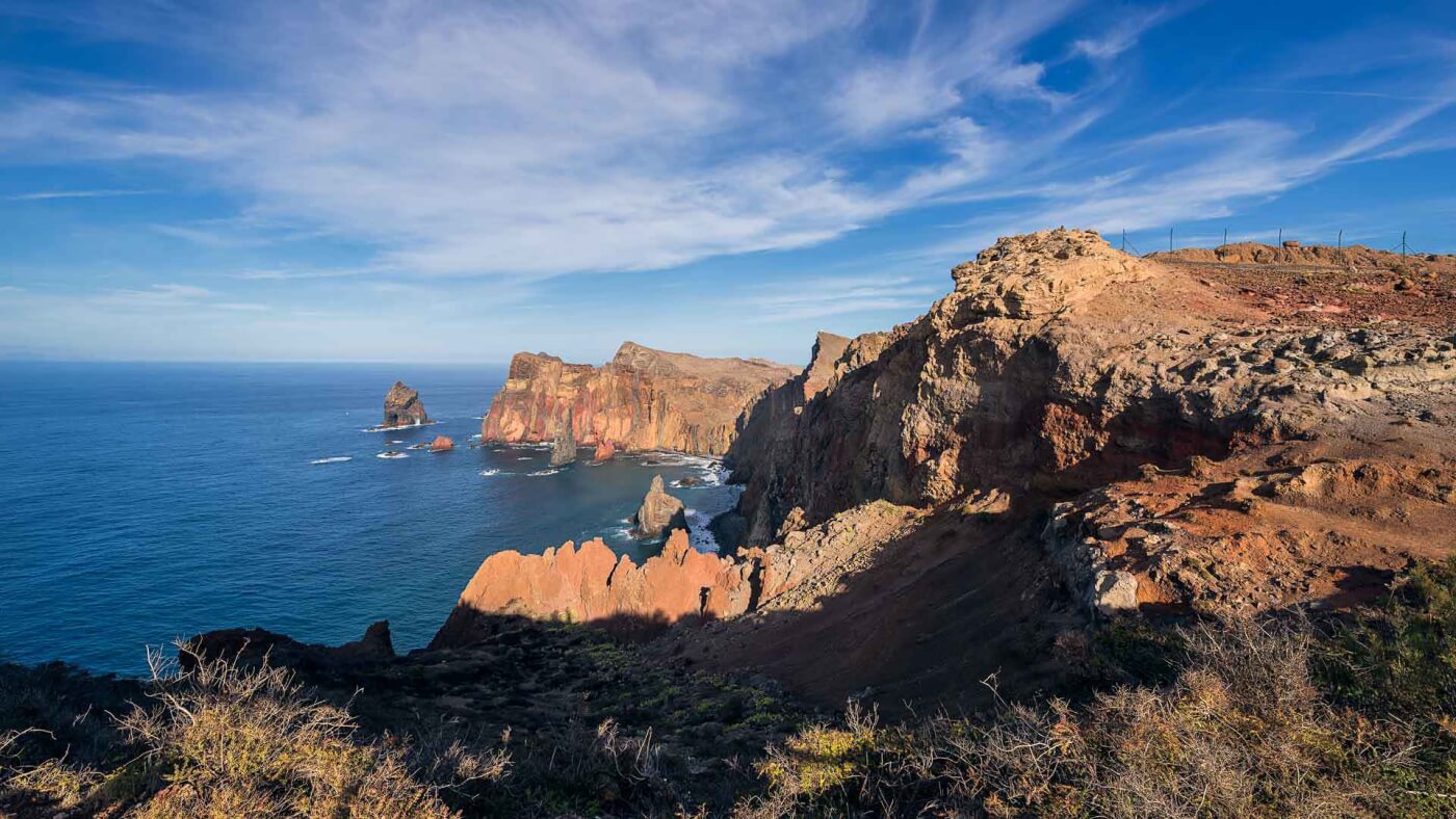 Péninsule de Ponta de São Lourenço entre Machico et Caniçal